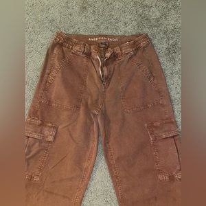American Eagle Burnt orange cargo pants, women’s size 8 regular.